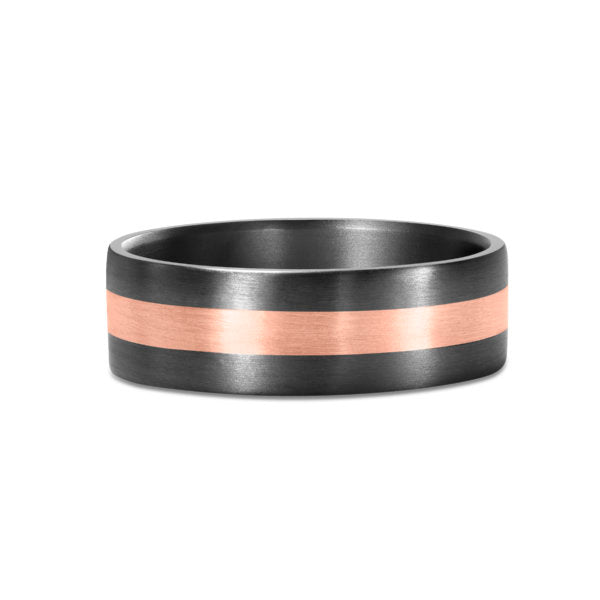 Tantalum & 9ct Gold Wedding Band